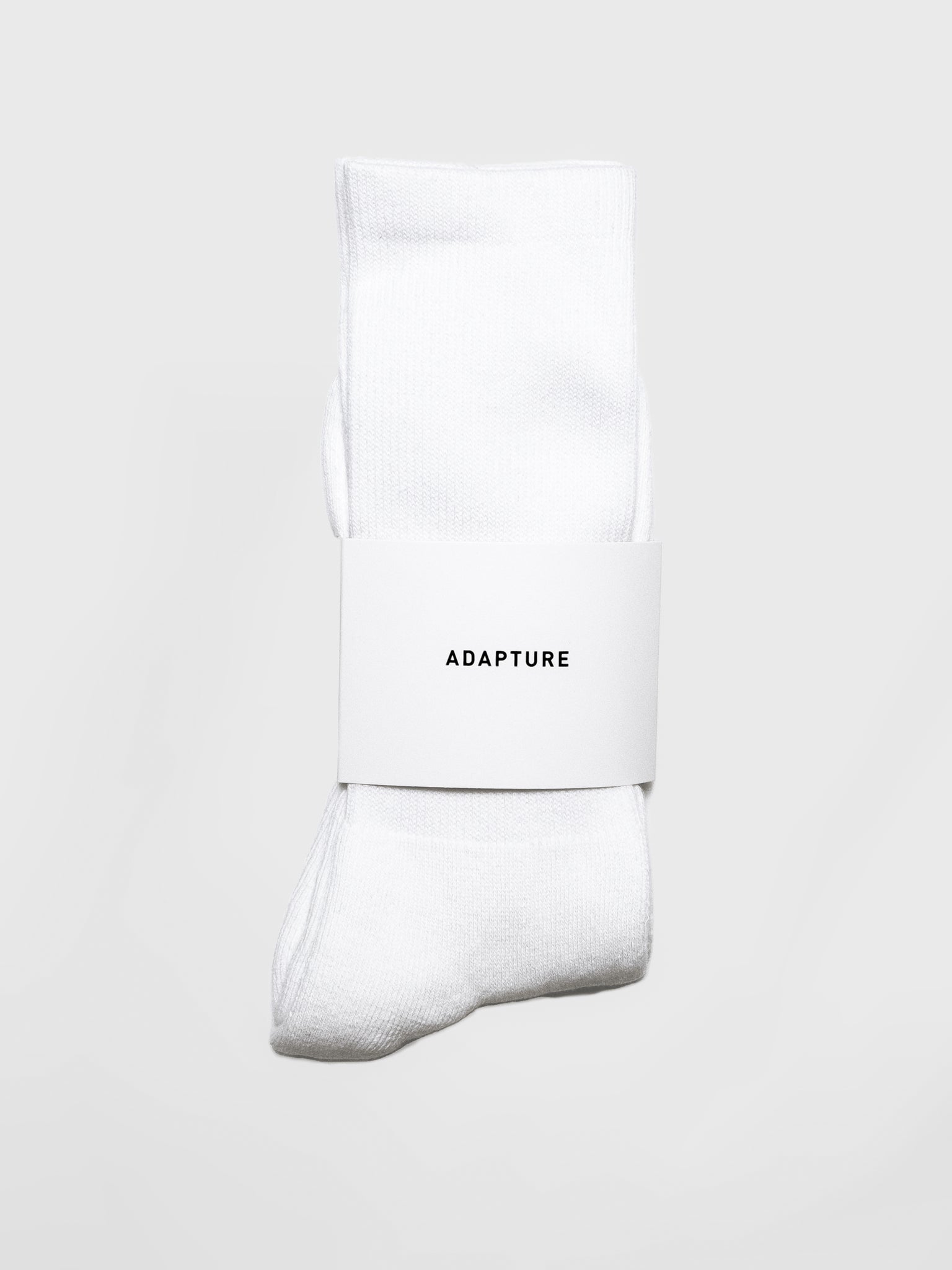 ADAPTURE-Crew-Socks-White