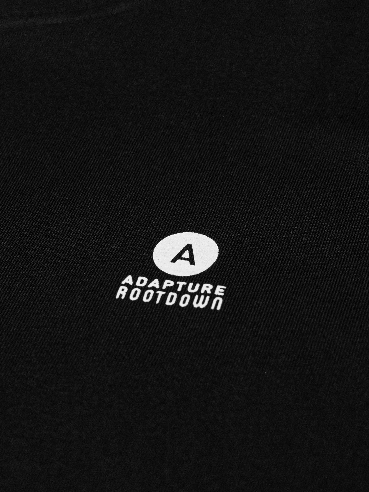 X ROOTDOWN -  Standard Fit T-Shirt V2 - Black