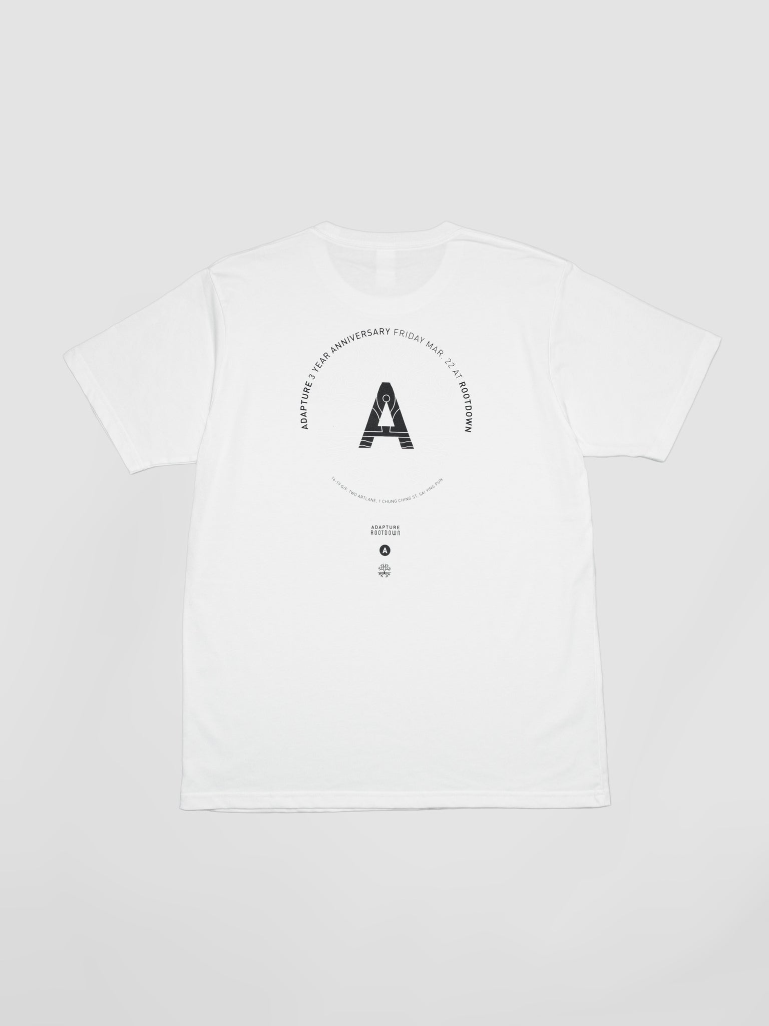 X ROOTDOWN -  Standard Fit T-Shirt V2 - White