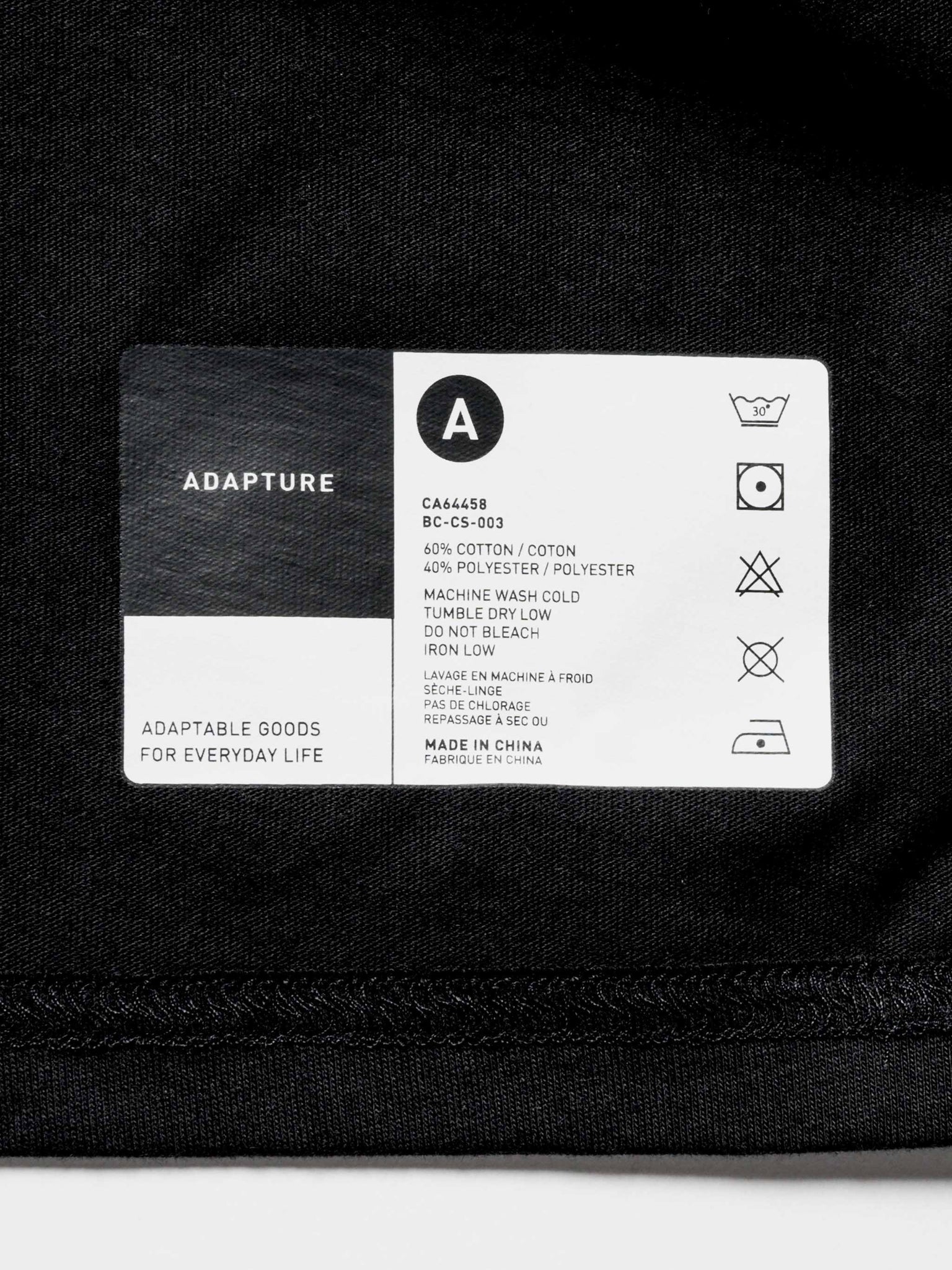 ADAPTURE Black SS Relaxed