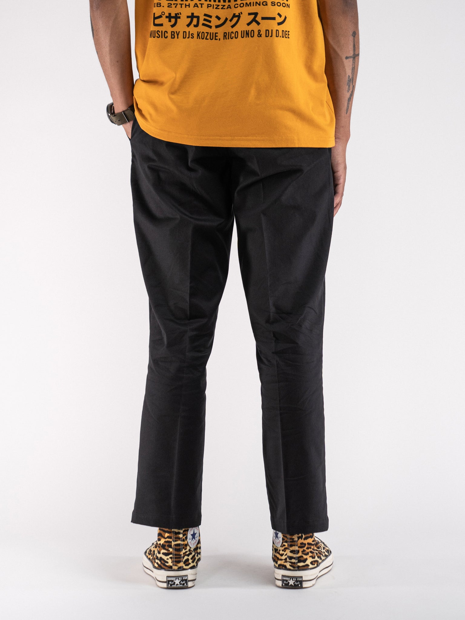 Relaxed Fit Chino Pant Black